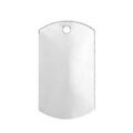Pendentifs sur Artemare : Pendentif en argent plaque G.I. avec les pans arrondis &agrave; graver - plaque prestige