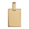 Pendentifs sur Artemare : Pendentif en vermeil plaque G.I. rectangulaire &agrave; graver - dimensions 15mm X 20mm - plaque prestige
