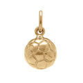 Pendentif en plaqu&eacute; or ballon de foot petit mod&egrave;le Artemare