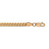 Bracelet en plaqu&eacute; or maille serpent largeur 4mm et longueur 19cm