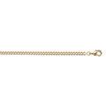 Cha&icirc;ne en plaqu&eacute; or maille serr&eacute;e largeur 2,5mm et longueur 45cm Artemare