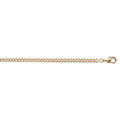 Chaine sur Artemare : Cha&icirc;ne en plaqu&eacute; or maille serr&eacute;e largeur 2,5mm et longueur 55cm
