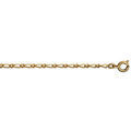 Chaine sur Artemare : Cha&icirc;ne en plaqu&eacute; or figaro maille 1+1 largeur 2mm et longueur 40cm