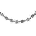 Chaine sur Artemare : Cha&icirc;ne en acier maille grains caf&eacute; - largeur 6mm longueur 55cm