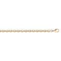 Cha&icirc;ne en plaqu&eacute; or maille for&ccedil;at largeur 3mm et longueur 50cm Artemare