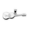 Pendentif en argent guitare s&egrave;che