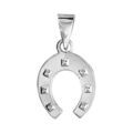 Pendentif en argent fer &agrave; cheval Artemare