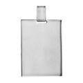 Pendentif en argent plaque G.I. rectangulaire &agrave; graver - dimensions 39mm X 29mm - plaque prestige