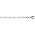 Chaine sur Artemare : Cha&icirc;ne en argent maille Hawa&iuml; 1+1 largeur 4mm et longueur 50cm