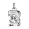 Pendentif en argent brillant parchemin zodiaque G&eacute;meaux Artemare
