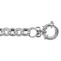 Bracelets sur Artemare : Bracelet en argent cha&icirc;ne maille jaseron et fermoir bou&eacute;e - longueur 20cm