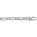 Chaine sur Artemare : Cha&icirc;ne en argent maille Hawa&iuml; 1+1 largeur 6mm et longueur 55cm