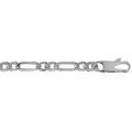 Chaine sur Artemare : Cha&icirc;ne en argent maille Hawa&iuml; 1+2 largeur 6mm et longueur 55cm
