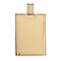 Pendentif en vermeil plaque G.I. rectangulaire &agrave; graver - dimensions 39mm X 29mm - plaque prestige Artemare