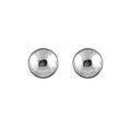 Boucles d'oreilles en argent boule de 8 mm et fermoir poussette Artemare