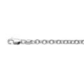 Bracelet en argent cha&icirc;ne petites maille jaseron - longueur 18cm Artemare