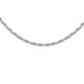 Colliers sur Artemare : Cha&icirc;ne en argent rhodi&eacute; maille paloma 1mm - longueur 42cm