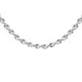 Chaine sur Artemare : Cha&icirc;ne en argent maille vrill&eacute;e longueur 42cm
