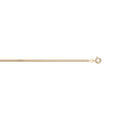 Chaine gourmette en vermeil 2.1mm 45cm