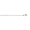 Chaine sur Artemare : Chaine for&ccedil;at en vermeil 2mm 45cm