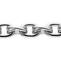 Bracelets sur Artemare : Bracelet Elix&egrave;s en argent massif rhodi&eacute; mailles crois&eacute;es - longueur 20cm