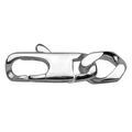 Fermoir rallonge en acier avec 1 maille - largeur 7mm