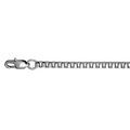 Cha&icirc;ne en acier maille v&eacute;nitienne largeur 3mm et longueur 50cm Artemare