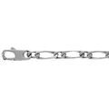 Cha&icirc;ne en acier maille altern&eacute;e 1+1 - largeur 5mm longueur 55cm Artemare
