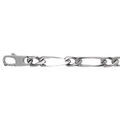 Cha&icirc;ne en acier mailles altern&eacute;e 1+1 - largeur 6mm longueur 50cm Artemare