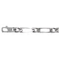 Cha&icirc;ne en acier maille altern&eacute;e 1+1 - largeur 6mm longueur 55cm Artemare