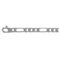 Cha&icirc;ne en acier maille altern&eacute;e 1+3 largeur 5mm et longueur 55cm Artemare