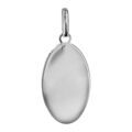 Pendentifs sur Artemare : Pendentif en argent ovale petit mod&egrave;le 28mm X 16mm - plaque fine