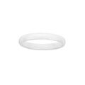 Alliance demi-jonc en c&eacute;ramique blanche 3mm Artemare