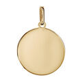 Pendentifs sur Artemare : Pendentif en plaqu&eacute; or m&eacute;daille &agrave; graver grand mod&egrave;le diam&egrave;tre 24mm - plaque fine