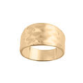 Bagues sur Artemare : Bague en plaqu&eacute; or reflets froiss&eacute;s