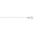 Chaine sur Artemare : Cha&icirc;ne en argent rhodi&eacute; maille for&ccedil;at largeur 1mm et longueur 45cm