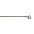 Colliers sur Artemare : Cha&icirc;ne en argent maille tube de 1,2mm - longueur 50cm