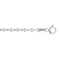 Cha&icirc;ne en argent maille grains de caf&eacute; longueur 40cm