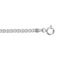 Chaine sur Artemare : Bracelet en argent cha&icirc;ne maille marine lapid&eacute;es - longueur 18cm
