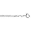 Cha&icirc;ne en argent mailles 1+5 largeur 1.8mm et longueur - 45cm