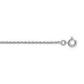 Cha&icirc;ne en argent maille corde longueur 60cm