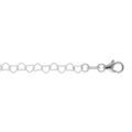Bracelets sur Artemare : Bracelet en argent maille forme c?ur de 3mm - longueur 13cm + 2cm de rallonge