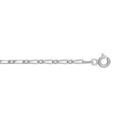 Cha&icirc;ne pour enfant en argent mailles 1+1 largeur 2mm et longueur 35cm + 2cm de rallonge