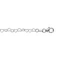 Chaine sur Artemare : Collier en argent multi c?urs de 3mm pour enfant - longueur 35cm + 2cm de rallonge