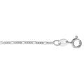 Cha&icirc;ne en argent rhodi&eacute; mailles 1+3 largeur 1,4mm et longueur 40cm