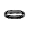 Alliance demi-jonc en c&eacute;ramique noire 4mm