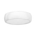 Alliance demi-jonc en c&eacute;ramique blanche 7mm Artemare