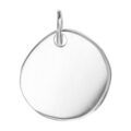 Pendentifs sur Artemare : Pendentif en argent galet &agrave; graver