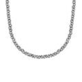 Colliers sur Artemare : Cha&icirc;ne en acier maille jaseron largeur 2mm et longueur 42cm + 4cm de rallonge