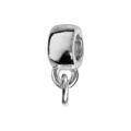 Bracelets sur Artemare : Coulissant en argent rhodi&eacute; avec anneau ouvert pour pampille adaptable sur supports charms